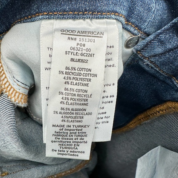 GOOD AMERICAN NWT ALWAYS FITS GOOD CLASSIC in Blue822 // Sz 00-4 - Picture 11 of 12